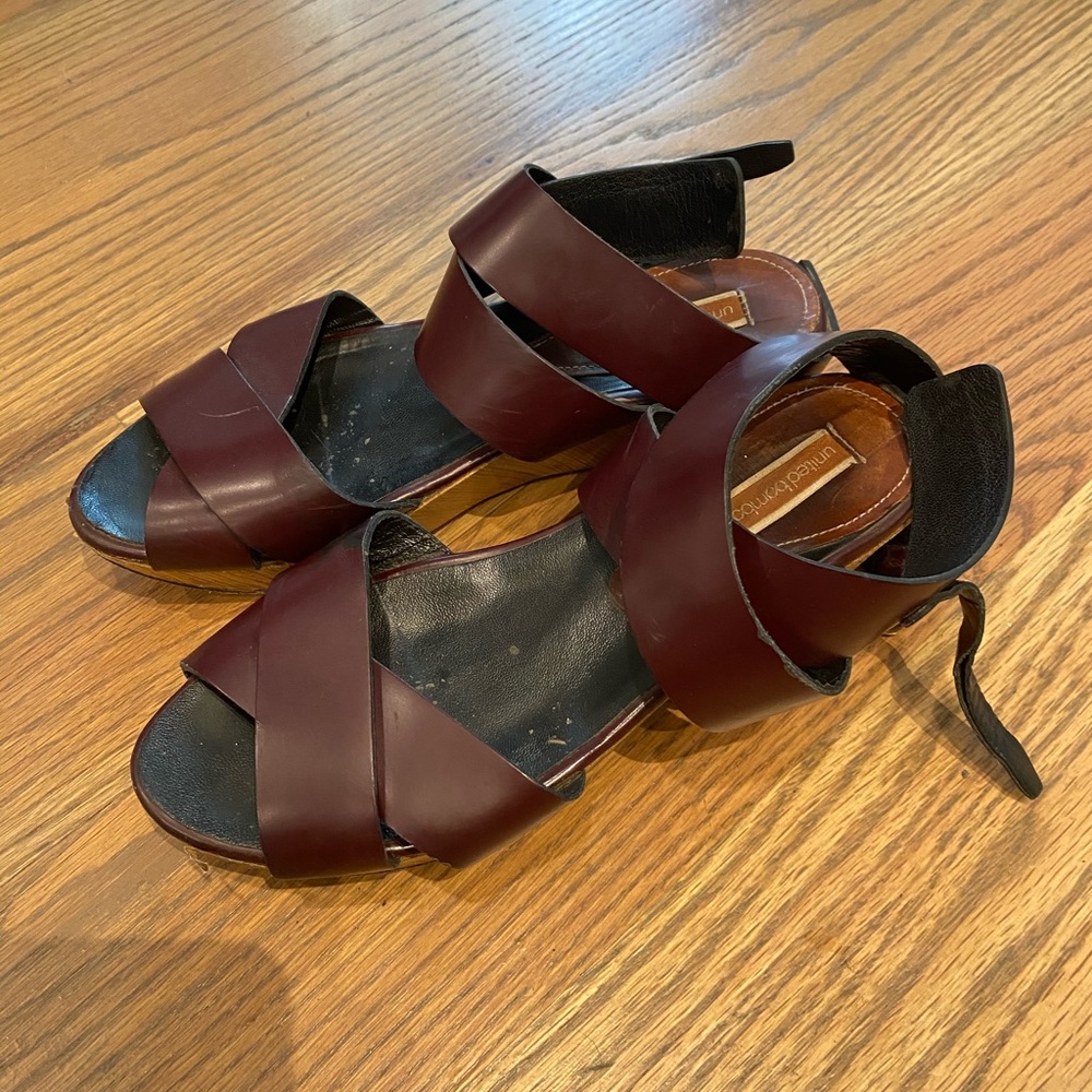 United Bamboo platform sandals EU38